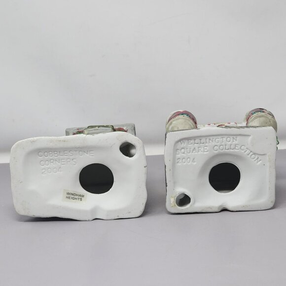 Cobblestone Corners & Wellington Square Set Of 2 Christmas Village Houses - Picture 6 of 11